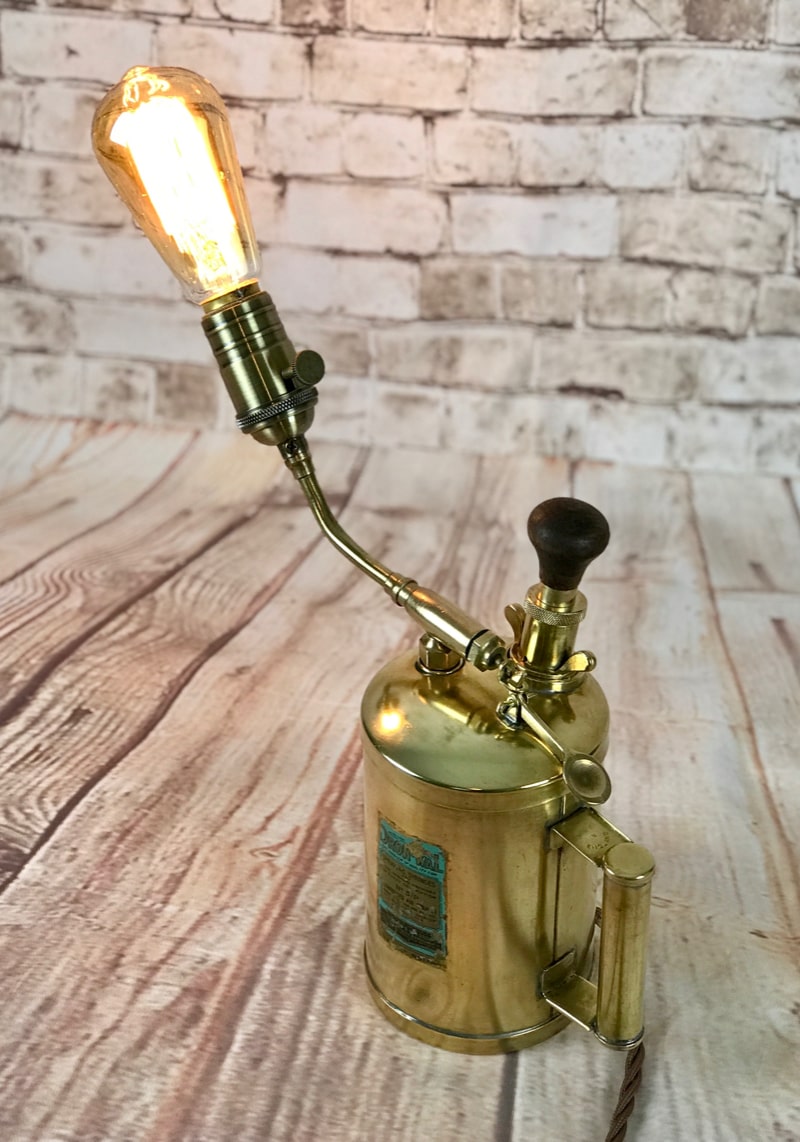 Brass Vintage Garden Sprayer Lamp